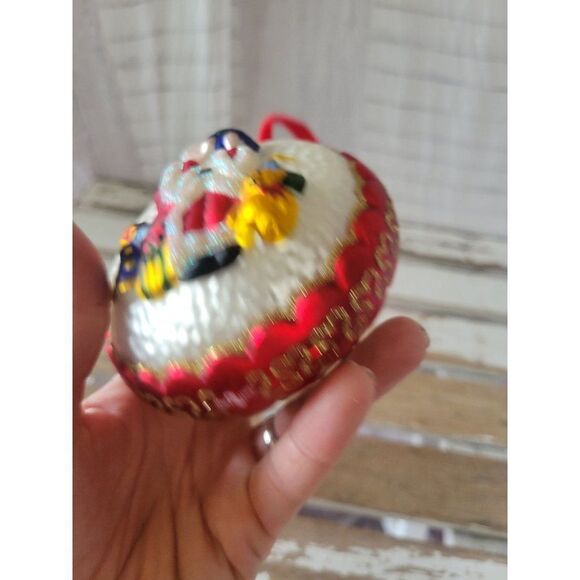 Waterford Santa globe toys glass red Xmas tree - Picture 6 of 8